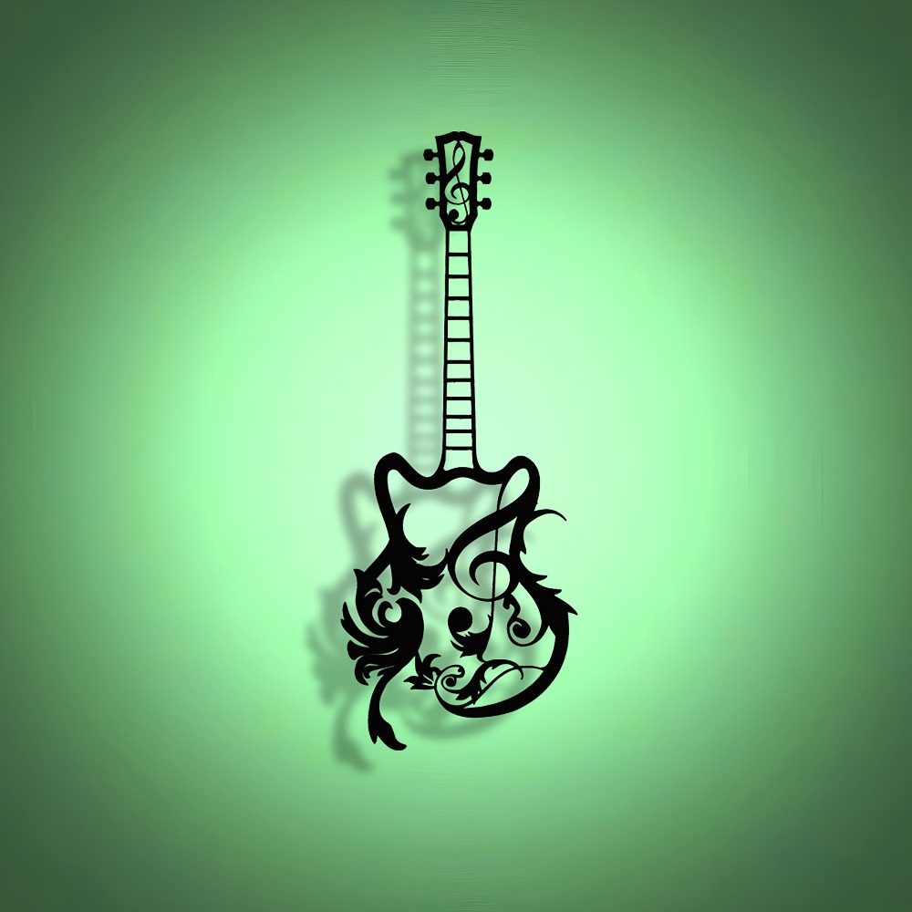 Art Craft Cafe - CIFbuy Décoration Murale Guitare en Métal