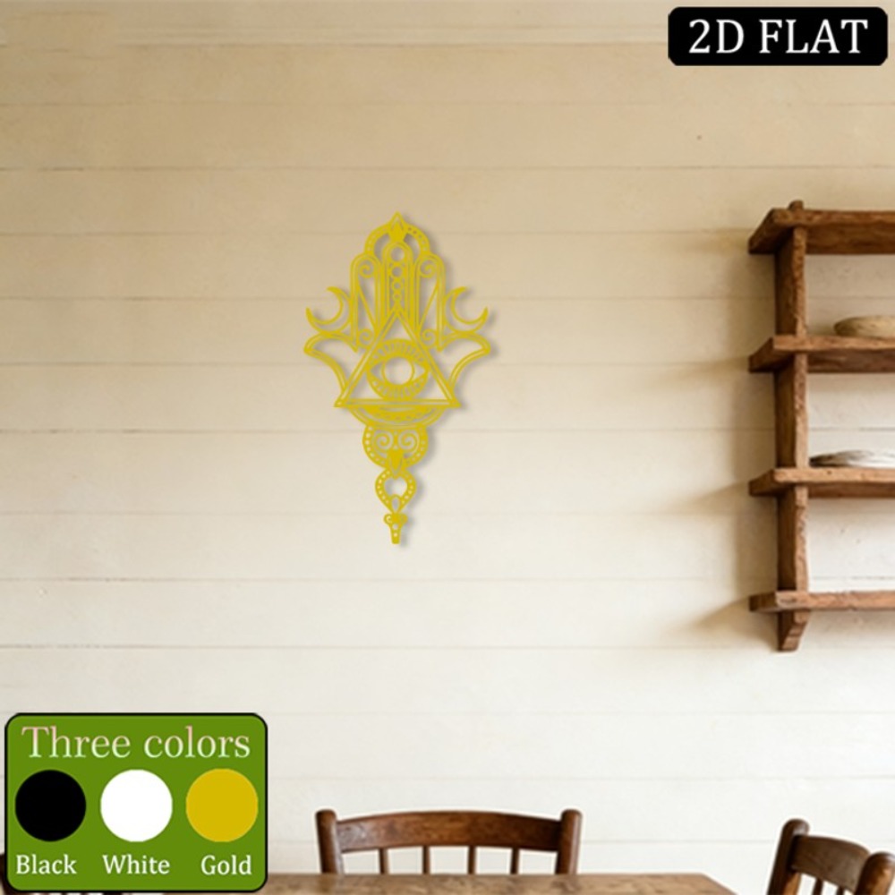 Art & Craft Valley - CIFBUY Décoration Murale Métallique Hamsa et
