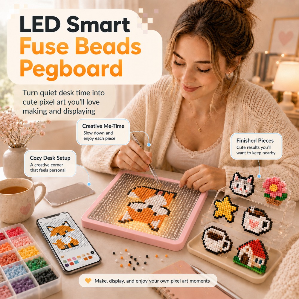 Art Craft App - Tableau de perles LED avec guide