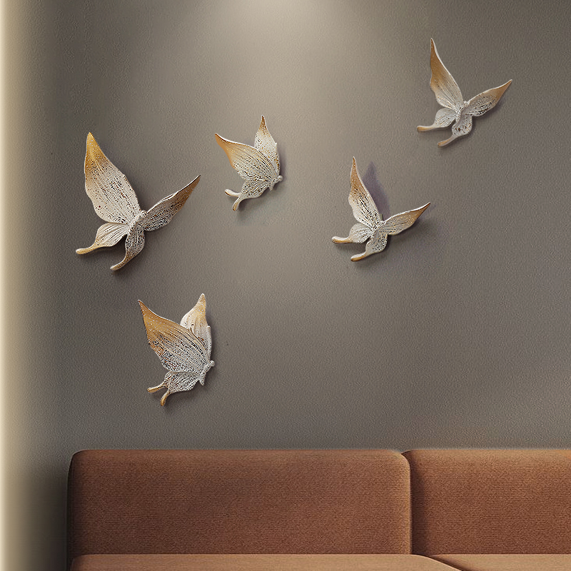 Art And Craft For Nursery - Autocollants muraux papillon colorés 3D, 5