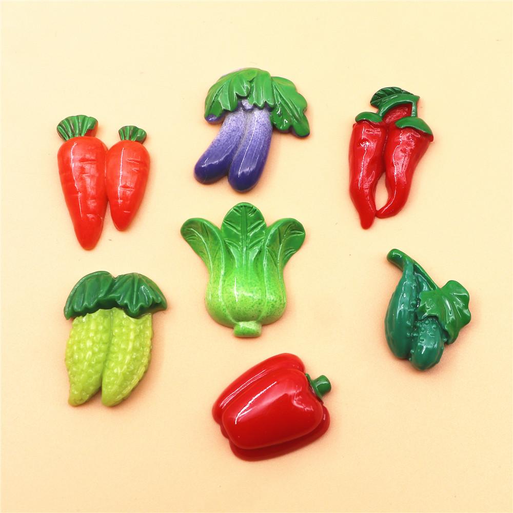 Art Craft Vegetables - Cabochons miniatures en résine, 10 pièces,