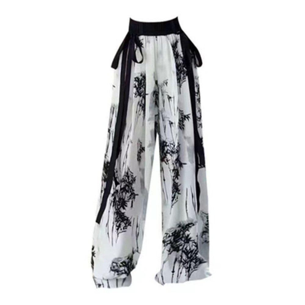 Silk Painting Dye - Pantalon décontracté respirant en soie glacée,