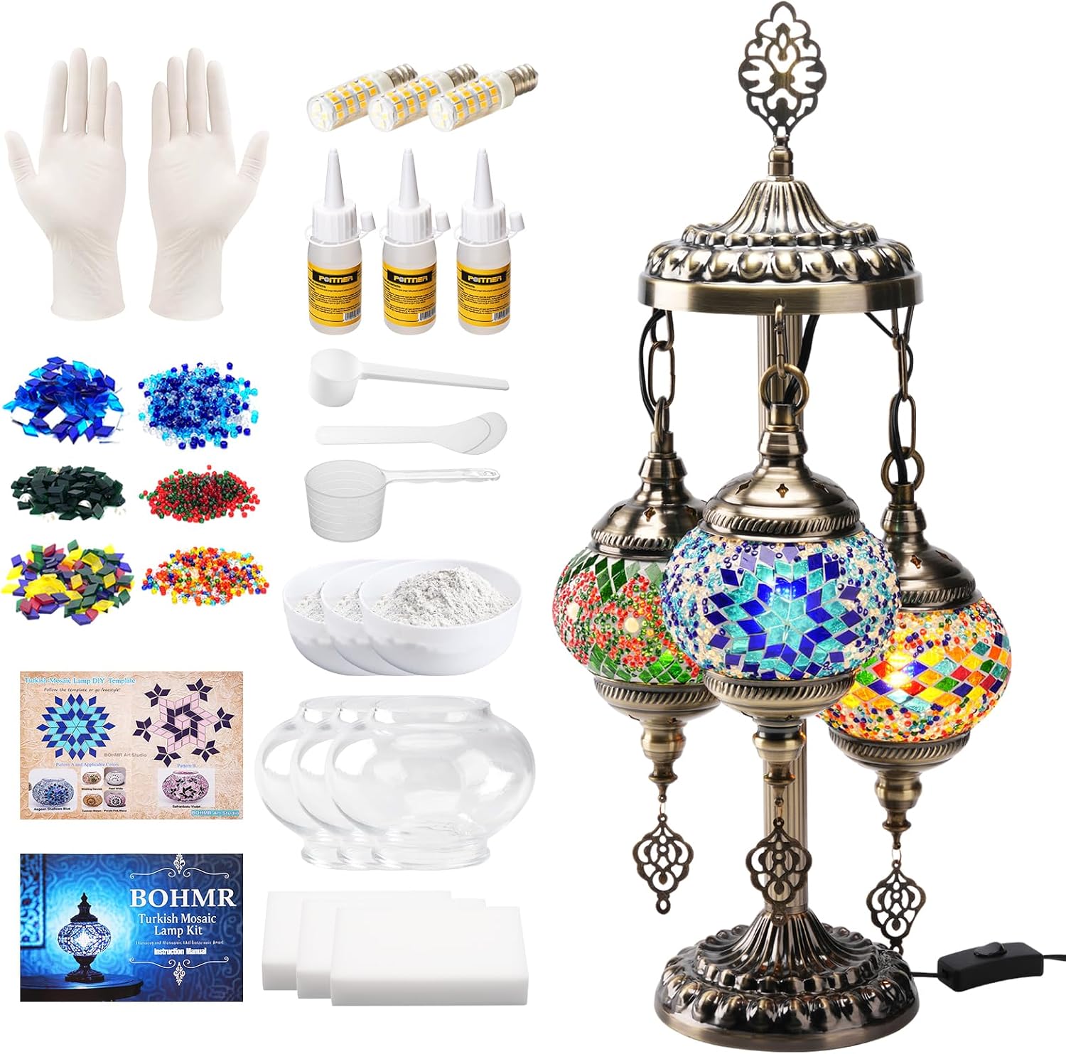 Art Craft & Architecture - Kit de lampe turque en mosaïque