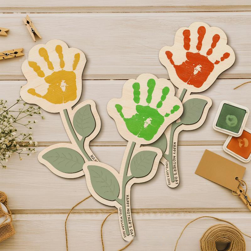 Art And Craft For Nursery - Plaque en bois vierge à imprimer