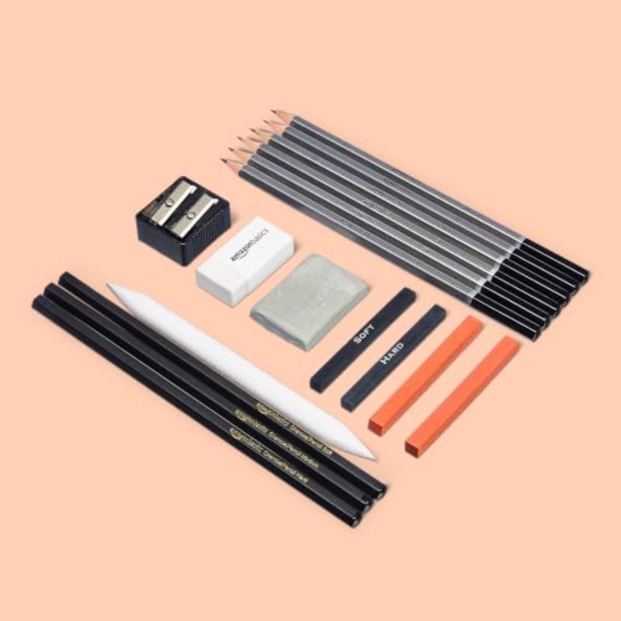 Sketching Charcoal Set - Kit de crayons d'art pour croquis