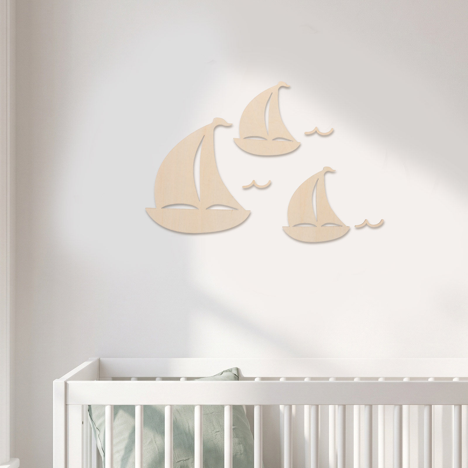 Lot de 6 décorations en bois e - Art And Craft For Nursery avis et prix