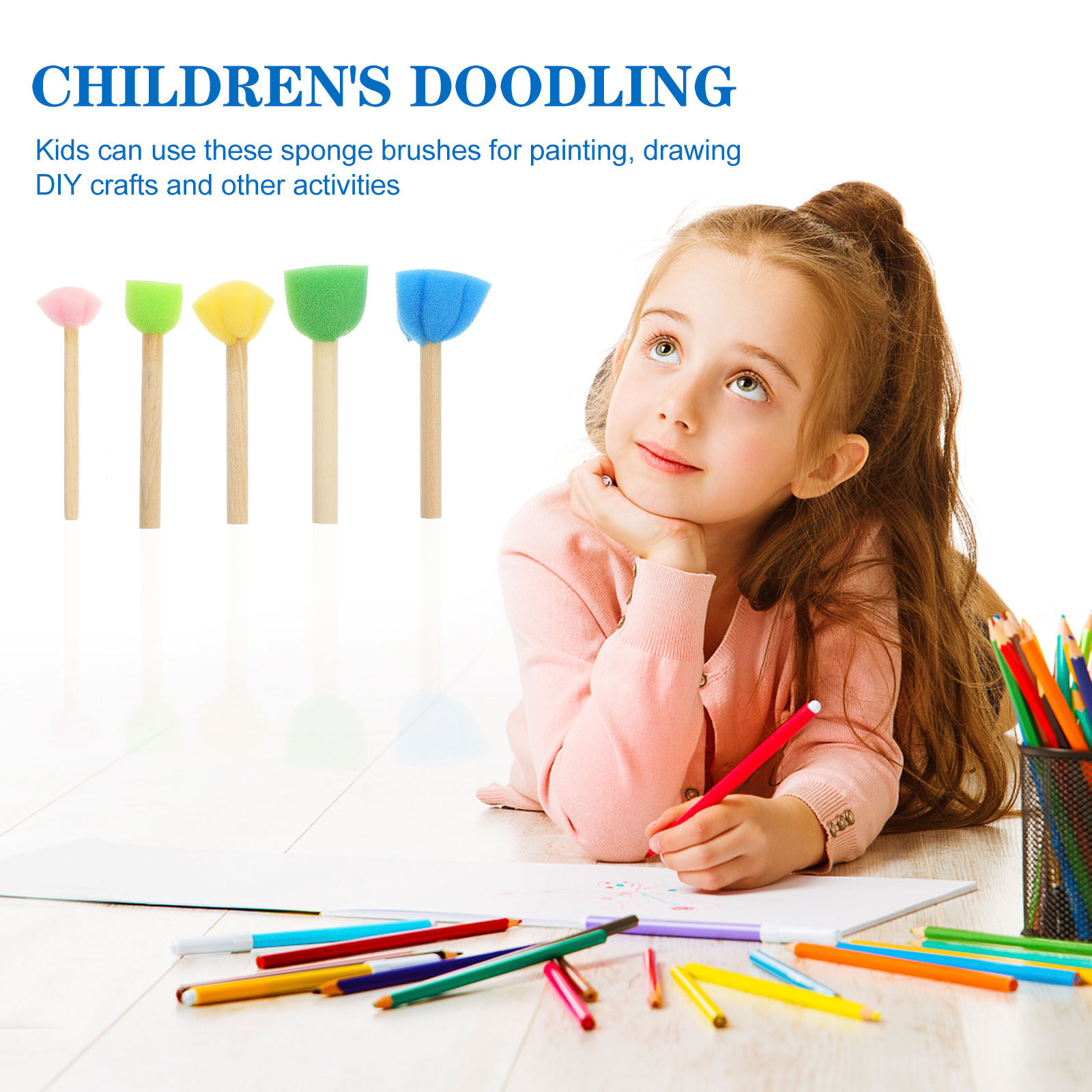 Lot de 25 tampons éponge color - Art And Craft For Nursery avis et prix