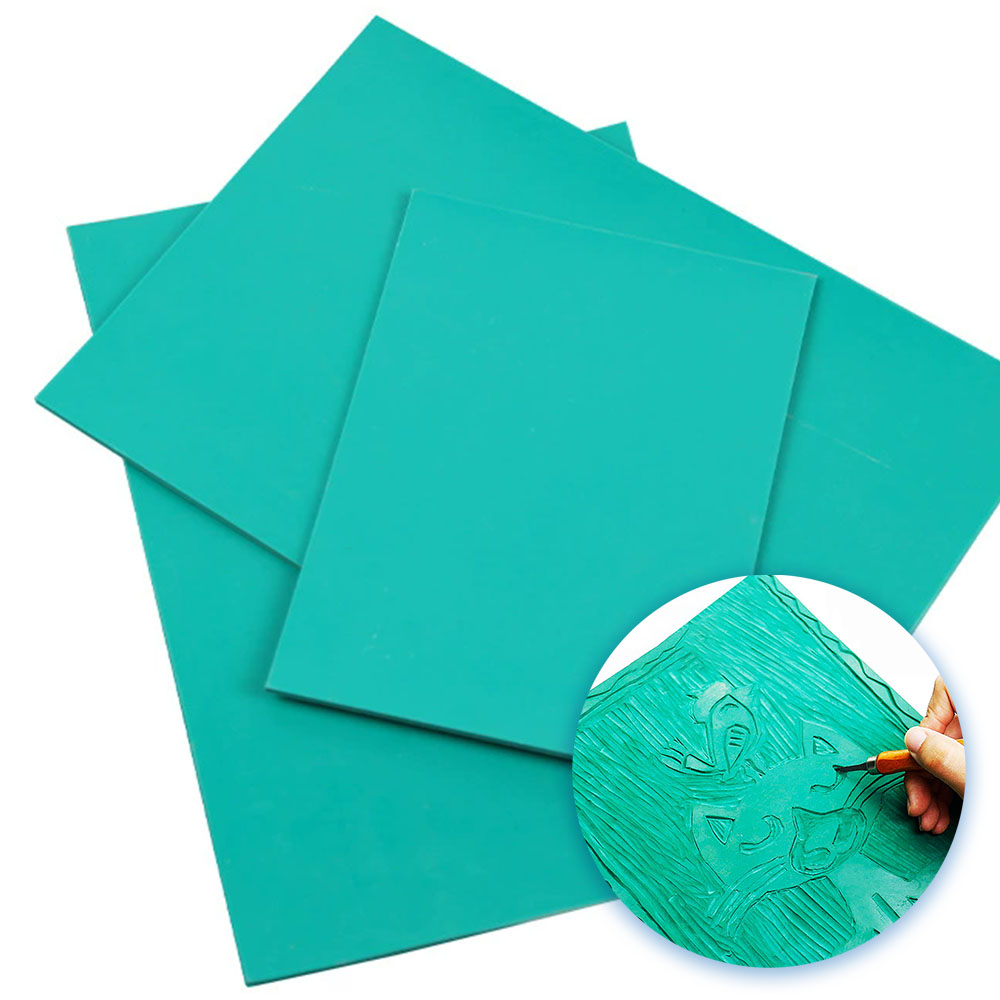 Bloc de caoutchouc souple pour - Lino Printing Block avis et prix
