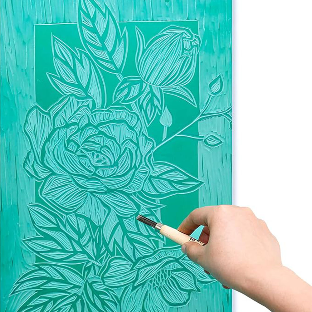 Bloc de caoutchouc souple pour - Lino Printing Block avis et prix