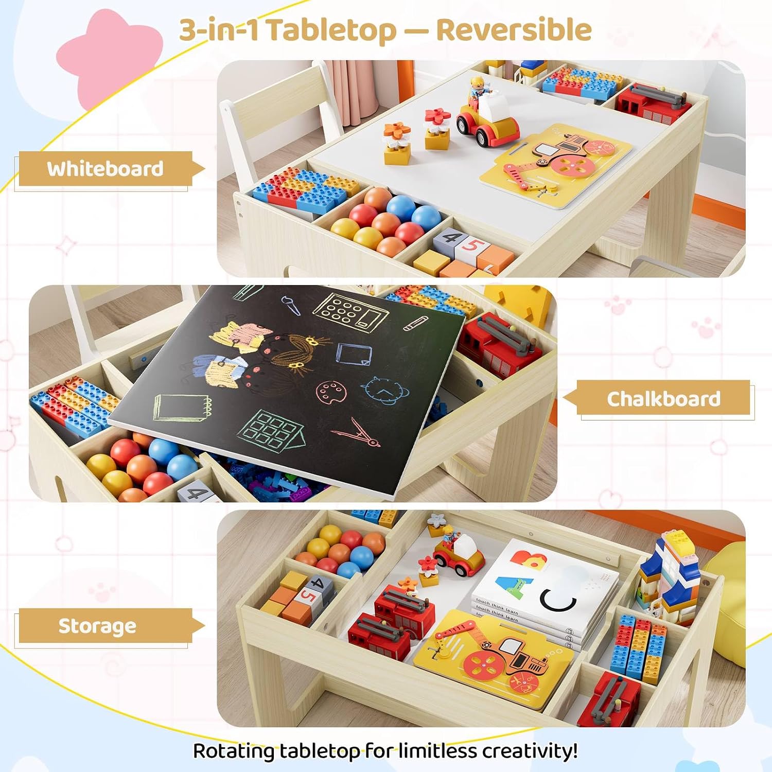 Ensemble table et chaise d'act - Art And Craft For Nursery avis et prix