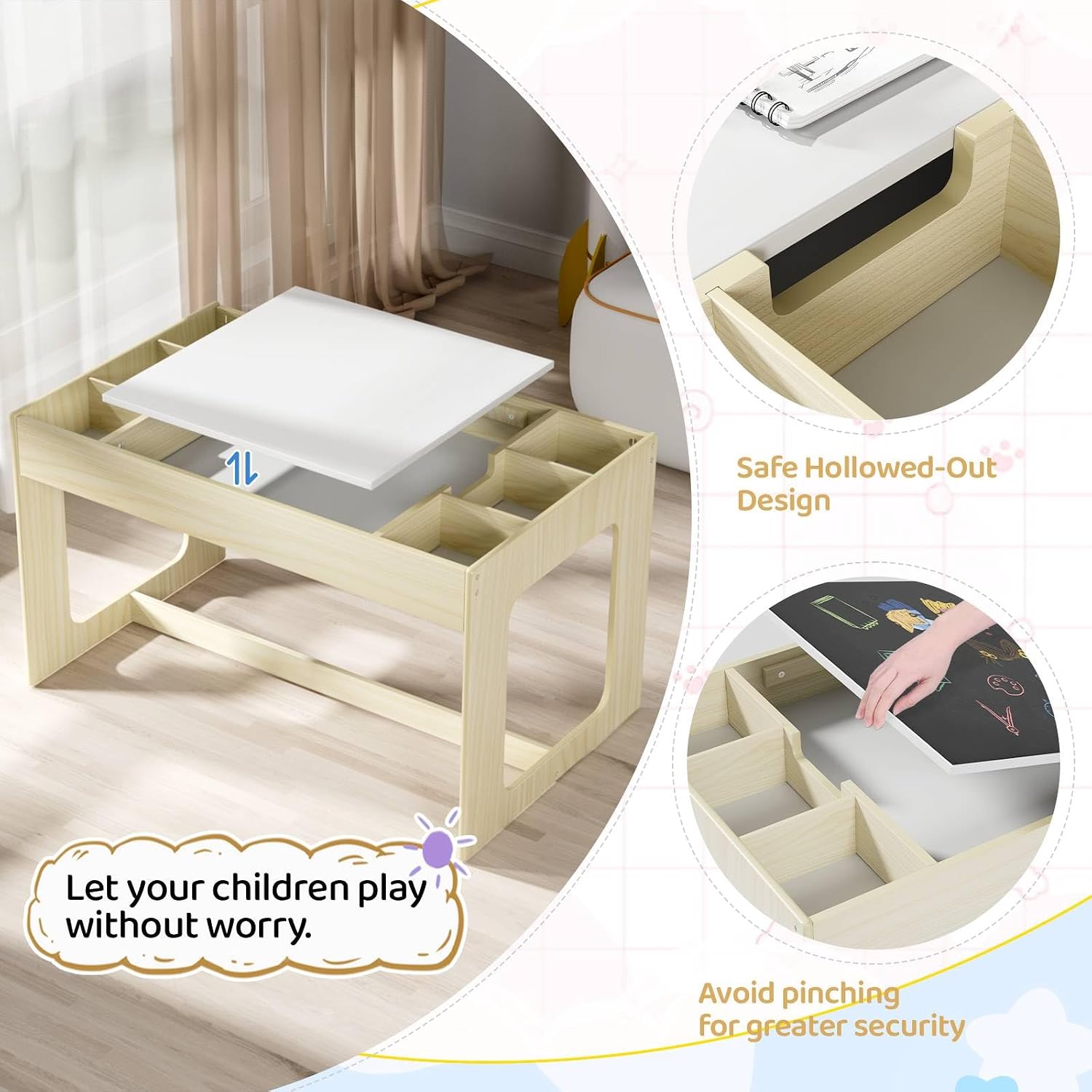 Ensemble table et chaise d'act - Art And Craft For Nursery avis et prix