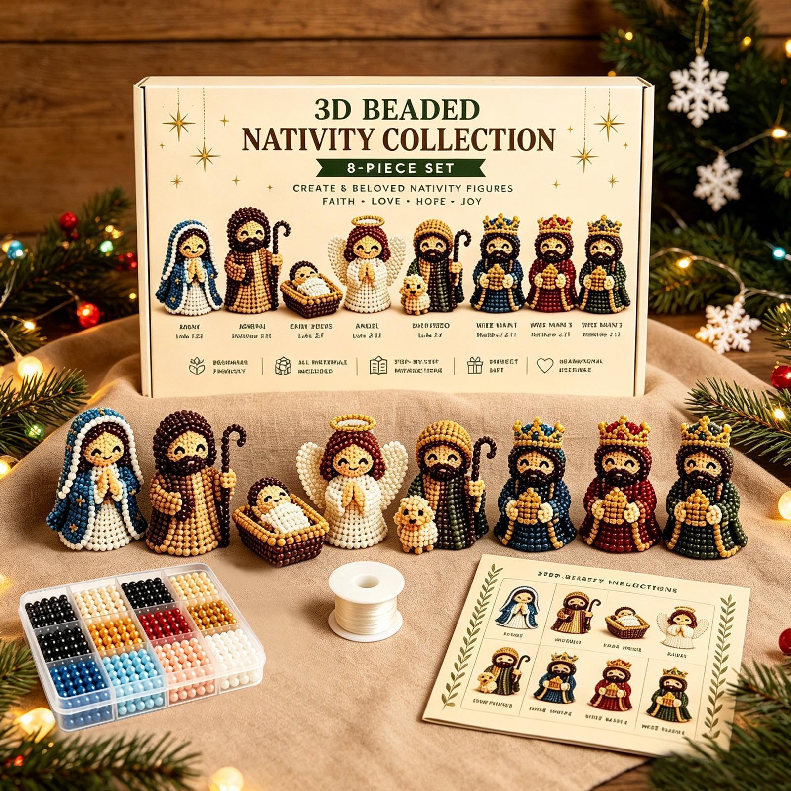 Kit d'Art Perlé Crèche de Noël - Art Craft Gifts For Adults avis et prix