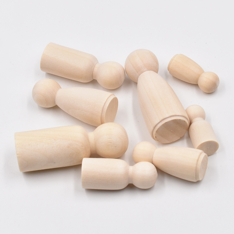 5 poupées en bois non finies,  - Art And Craft For Nursery avis et prix