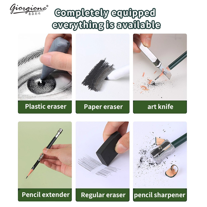 GOIRGIONE Pro Sketch Set 10/12 - Sketching Charcoal Set avis et prix