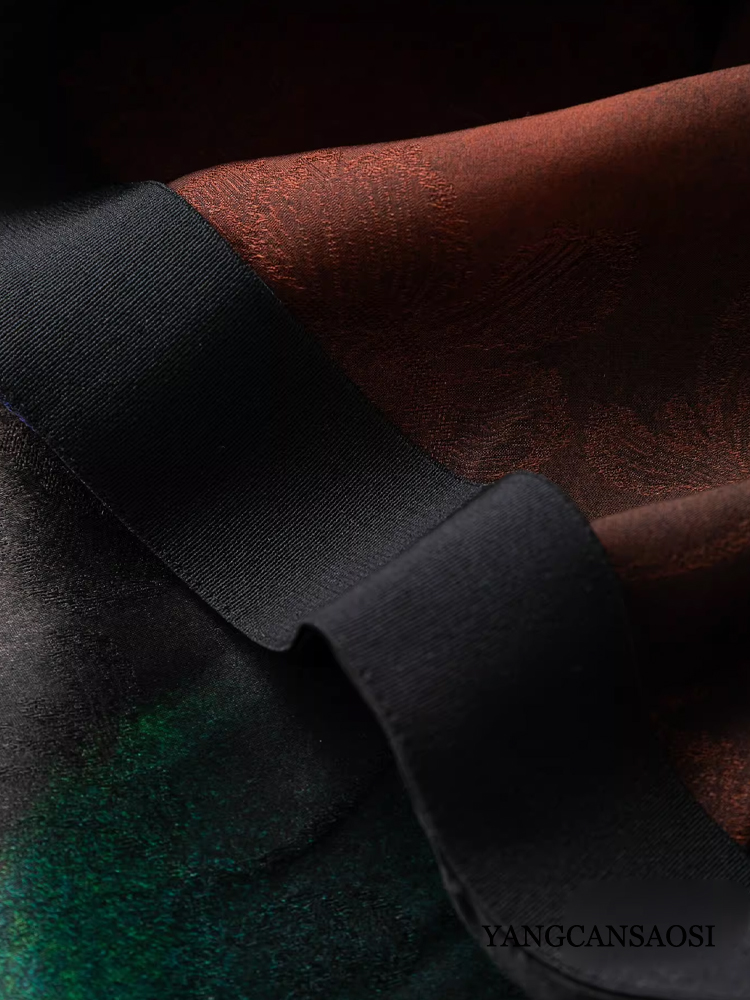 Jupe longue en soie de mûrier  - Silk Painting Dye avis et prix