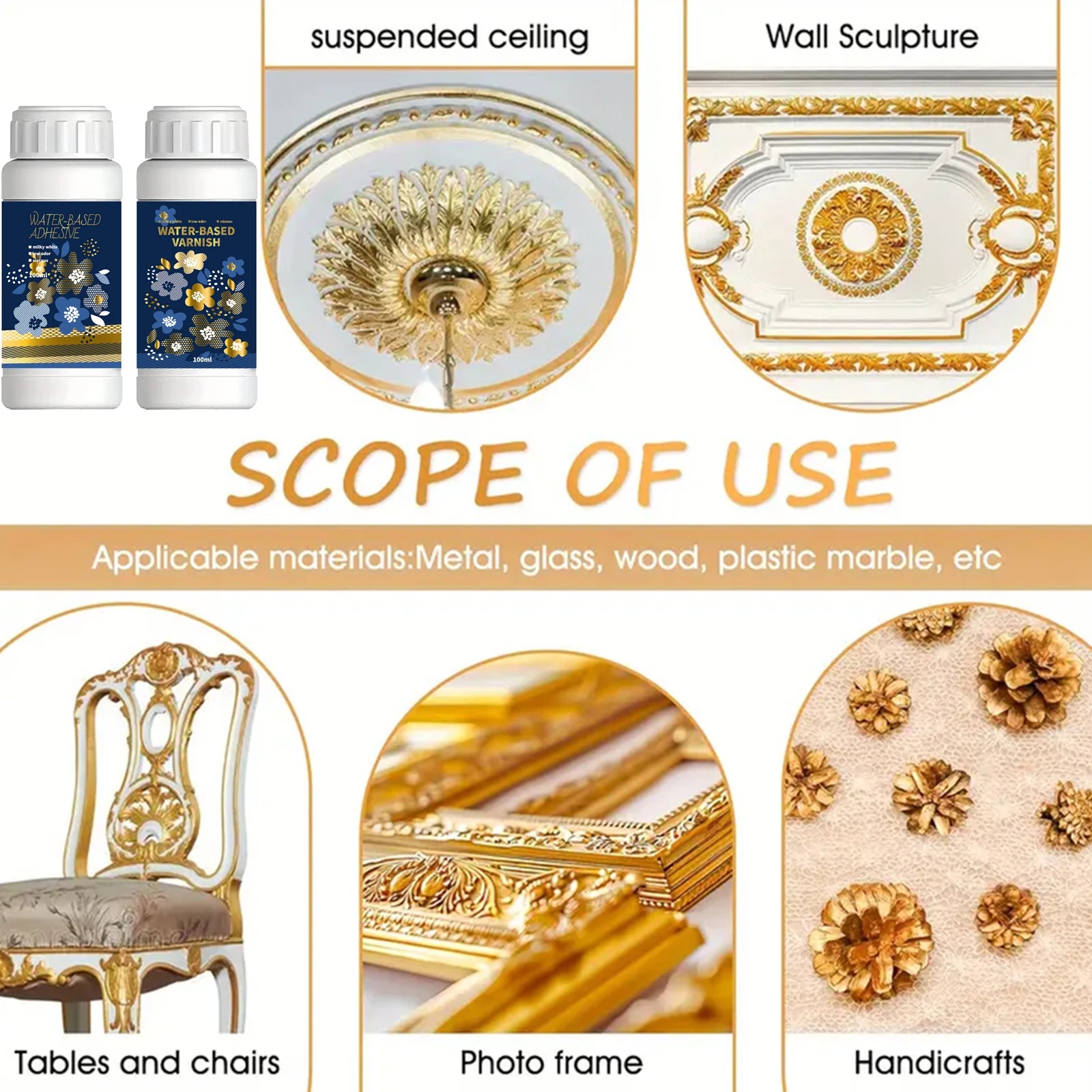 Kit adhésif pour dorure feuill - Art Craft Glue avis et prix