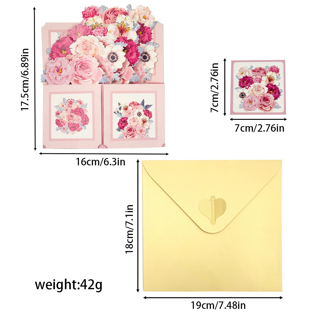 Carte pop-up Rose 3D avec enve - Art Craft Movement avis et prix