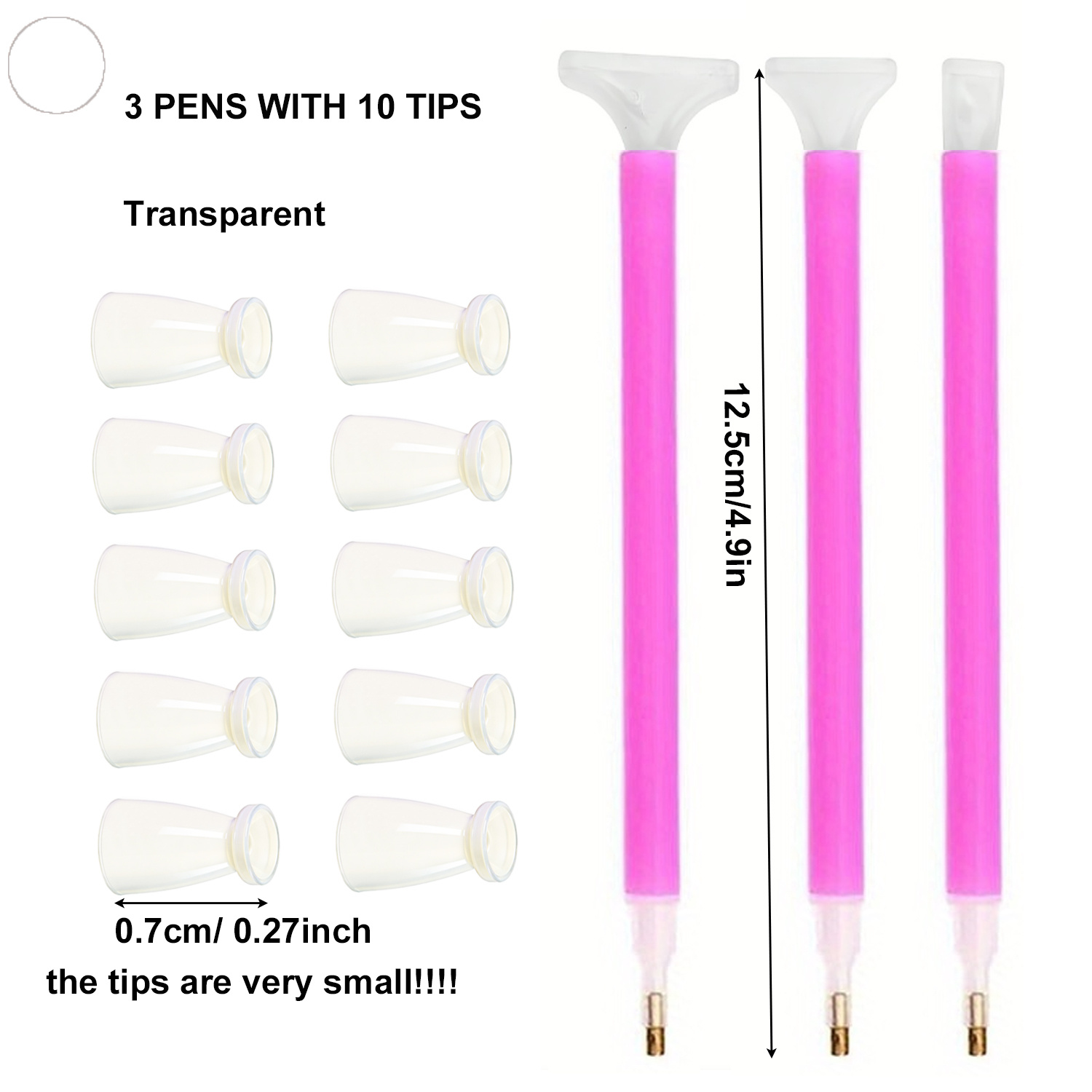 Lot de 10 embouts en silicone  - Art Craft Shop avis et prix