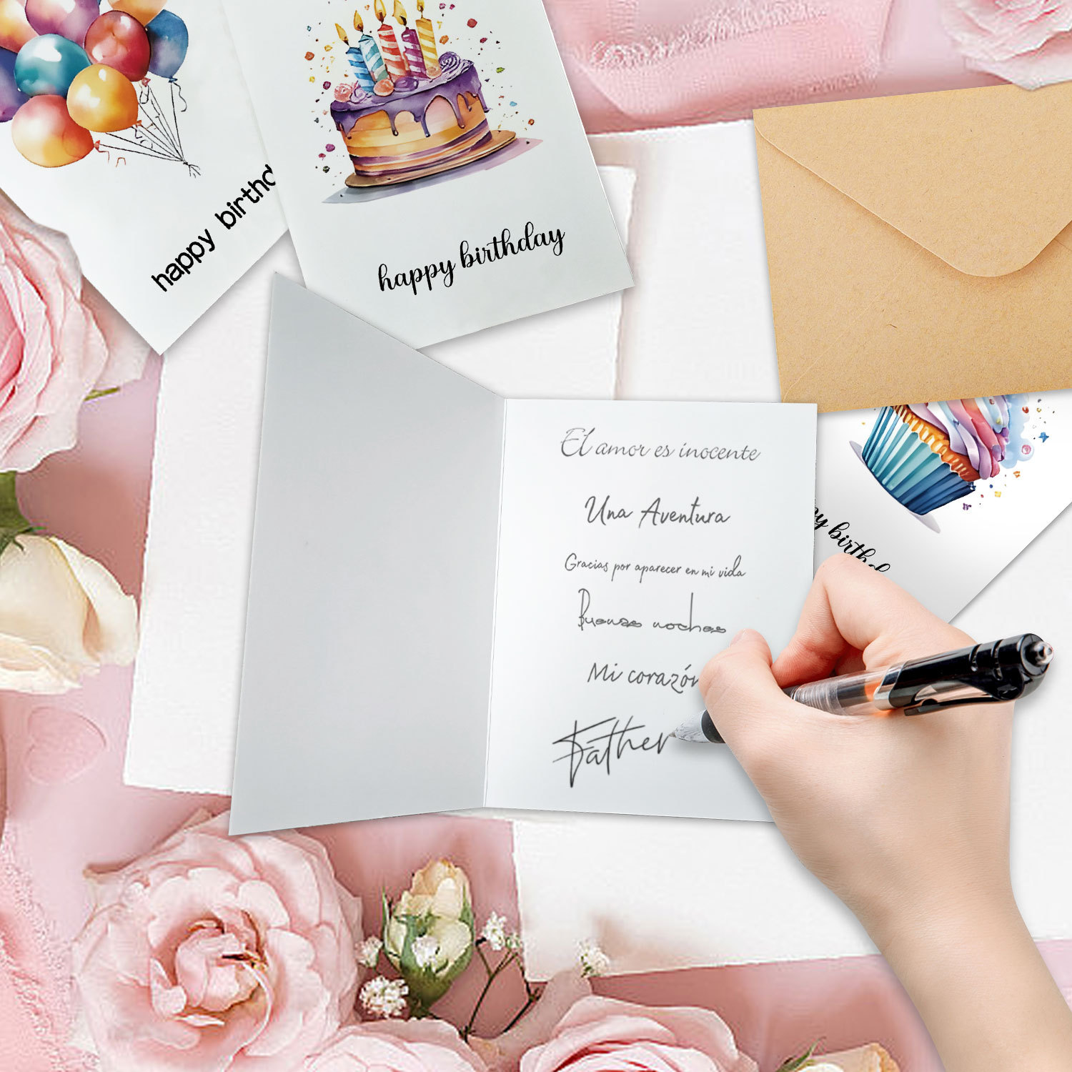 Carte d'anniversaire aquarelle - Art Craft Movement avis et prix