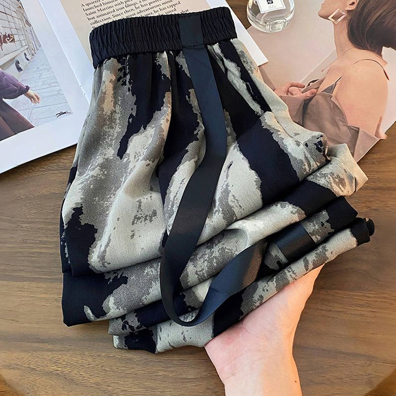 ICE-Pantalon à jambes larges p - Silk Painting Dye avis et prix